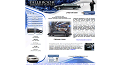 Desktop Screenshot of fallbrooklimo.com