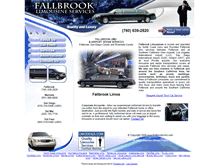 Tablet Screenshot of fallbrooklimo.com